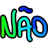 Figurinha de texto para WhatsApp