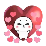 Figurinha de Amor para WhatsApp