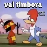 Figurinha de Pica-Pau para WhatsApp