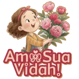 Figurinha de Amor para WhatsApp