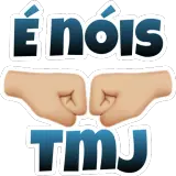 Figurinha de texto para WhatsApp