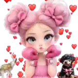 Figurinha de Amor para WhatsApp