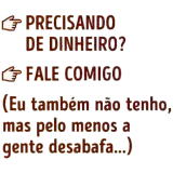 Figurinha de texto para WhatsApp