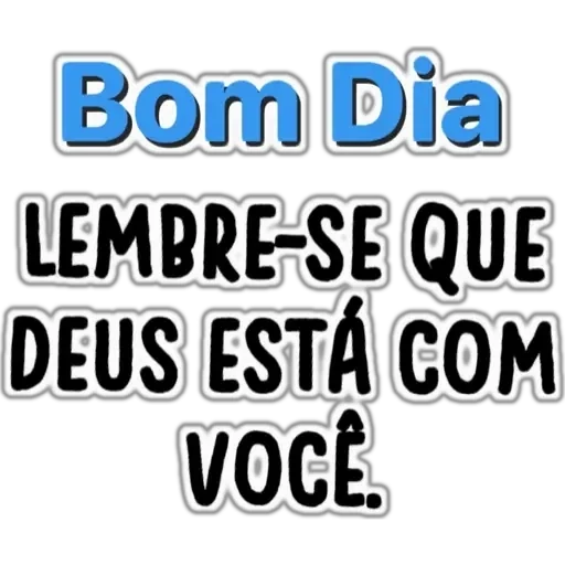 Figurinha para WhatsApp — Saudações