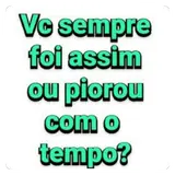 Figurinha de texto para WhatsApp