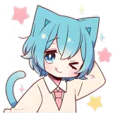 Figurinha de Anime para WhatsApp