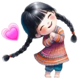 Figurinha de Amor para WhatsApp