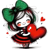 Figurinha de Amor para WhatsApp