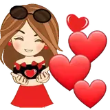 Figurinha de Amor para WhatsApp