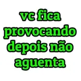 Figurinha de texto para WhatsApp