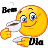 Figurinha de Bom Dia para WhatsApp