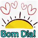 Figurinha de Bom Dia para WhatsApp