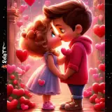 Figurinha de Amor para WhatsApp