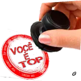 Figurinha de texto para WhatsApp