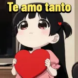 Figurinha de Amor para WhatsApp