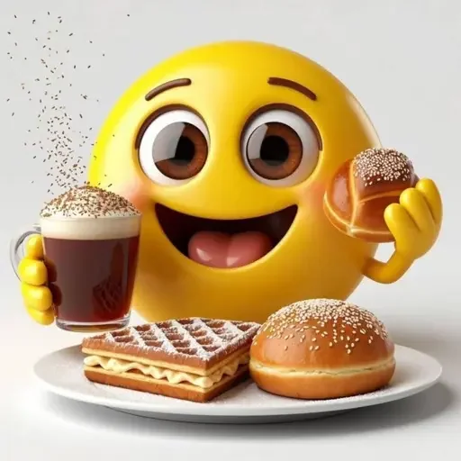 Figurinha para WhatsApp — Comida