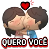 Figurinha de Amor para WhatsApp
