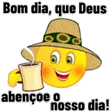 Figurinha de Saudações para WhatsApp