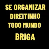 Figurinha de texto para WhatsApp