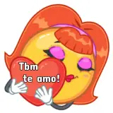 Figurinha de Amor para WhatsApp