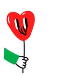 Figurinha de Amor para WhatsApp