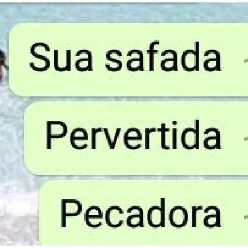 Figurinha para WhatsApp — texto