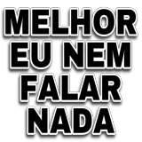 Figurinha de texto para WhatsApp