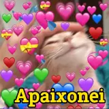 Figurinha de Amor para WhatsApp