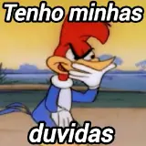 Figurinha de Pica-Pau para WhatsApp