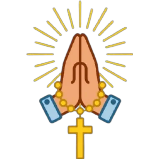 Figurinha para WhatsApp — religião