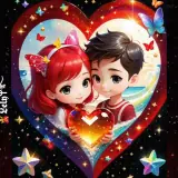 Figurinha de Amor para WhatsApp