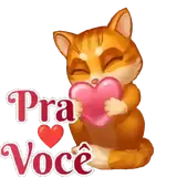 Figurinha de Amor para WhatsApp