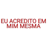 Figurinha de texto para WhatsApp