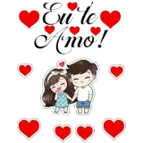 Figurinha de Amor para WhatsApp