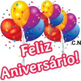 Feliz Aniversário WhatsApp sticker