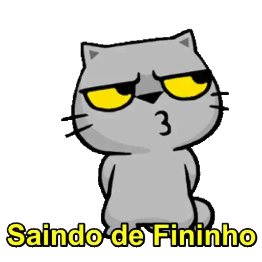 Figurinha para WhatsApp — Gatos