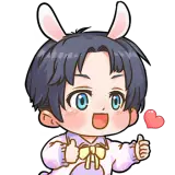 Figurinha de Anime para WhatsApp