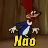 Figurinha de Pica-Pau para WhatsApp