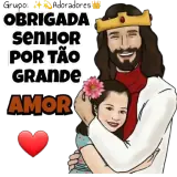 Figurinha de religião para WhatsApp