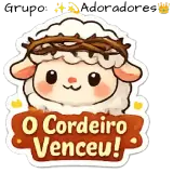 Figurinha de religião para WhatsApp