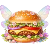 Figurinha de Comida para WhatsApp