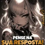 Figurinha de texto para WhatsApp