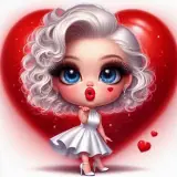 Figurinha de Amor para WhatsApp