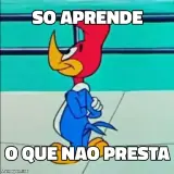 Figurinha de Pica-Pau para WhatsApp
