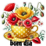 Figurinha de Saudações para WhatsApp