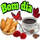 Figurinha de Saudações para WhatsApp