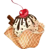 Figurinha de Comida para WhatsApp