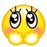 Figurinha de Emojis Amarelos para WhatsApp