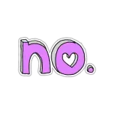 Figurinha de texto para WhatsApp