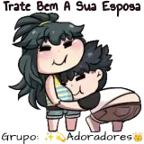 Figurinha de Amor para WhatsApp